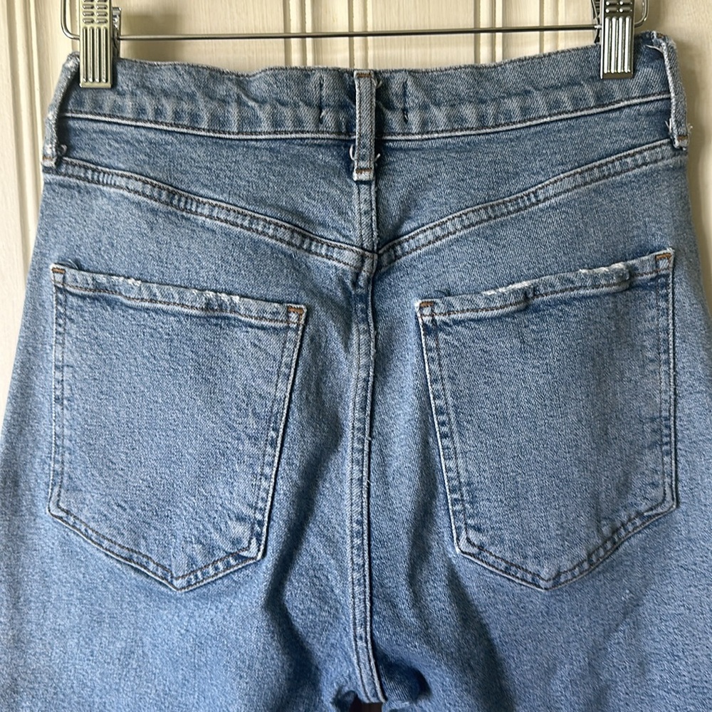 Agolde Riley High Rise Crop Jeans Size 27 - Picture 7 of 10